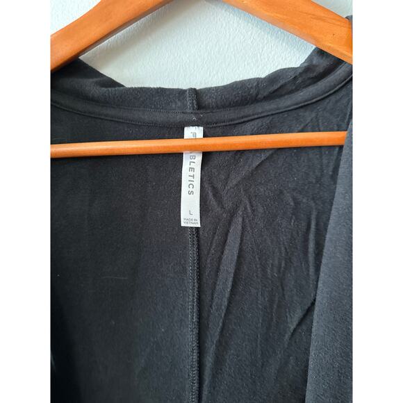 Womens Size L Black Fabletics Hannah Waterfall Vest - Picture 2 of 5